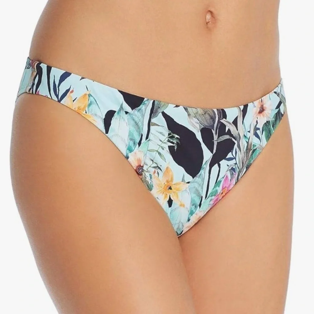 NWT Nanette Lepore Women's Hipster Bikini Bottom size 14 Blooming Botanical
